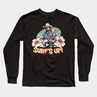 surf's up //flower v5 Long Sleeve T-Shirt